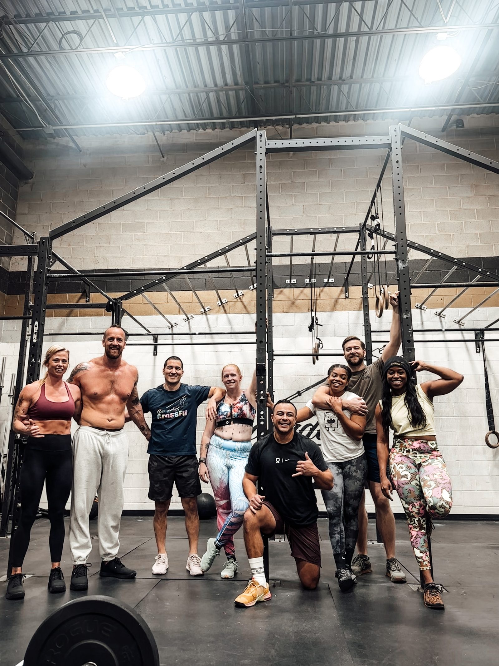 Members after a class under the rig